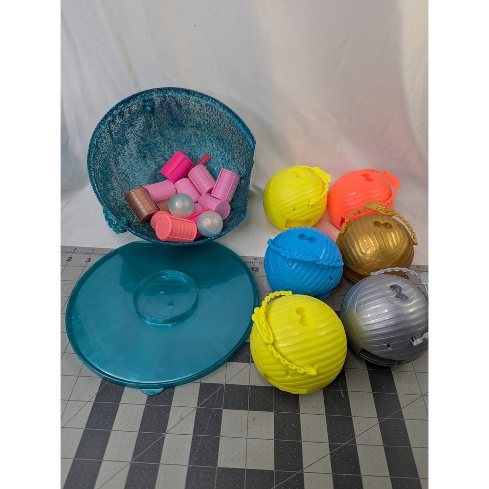 Lol Surprise Empty Case Round Balls Curlers Stands Storage